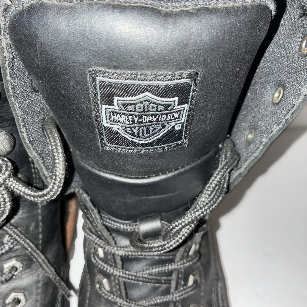 Harley Davidson Tyson Logger Black Motorcycle Boot Men's Sz 8